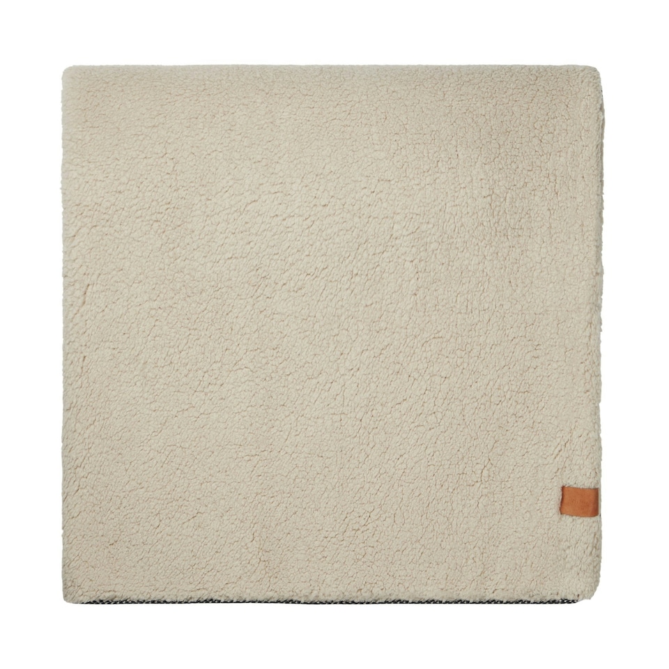 image 1 of Vinga Maine Pile Double Layer Blanket - Brown - One Size Brown