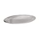 image 1 of Buckingham Oval Platter Serving Tray Stainless Steel , 45 cm | Silver