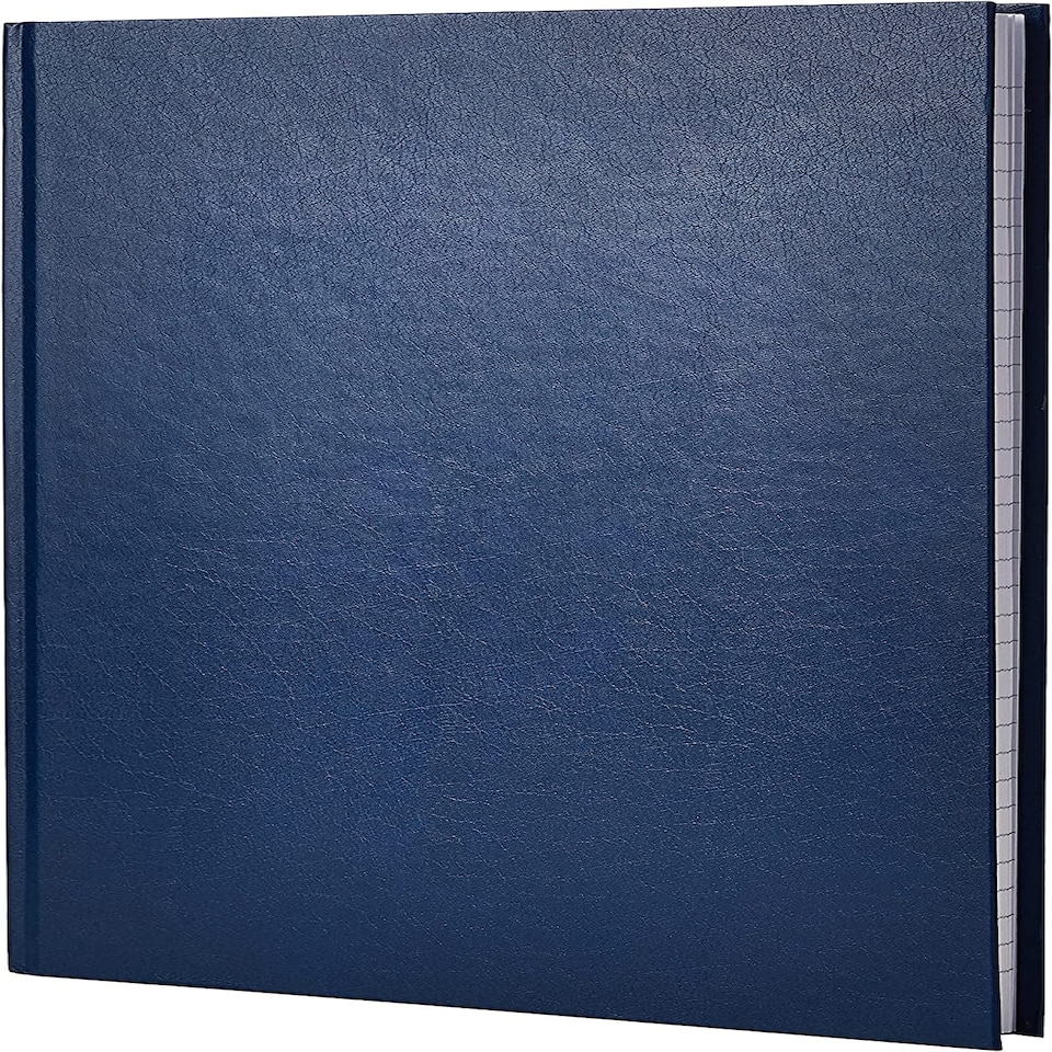 image 1 of A4 96 Pages Feint Ruled Casebound Notebook