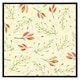 image 1 of Green branches on light background (Picture Frame) Black | XL