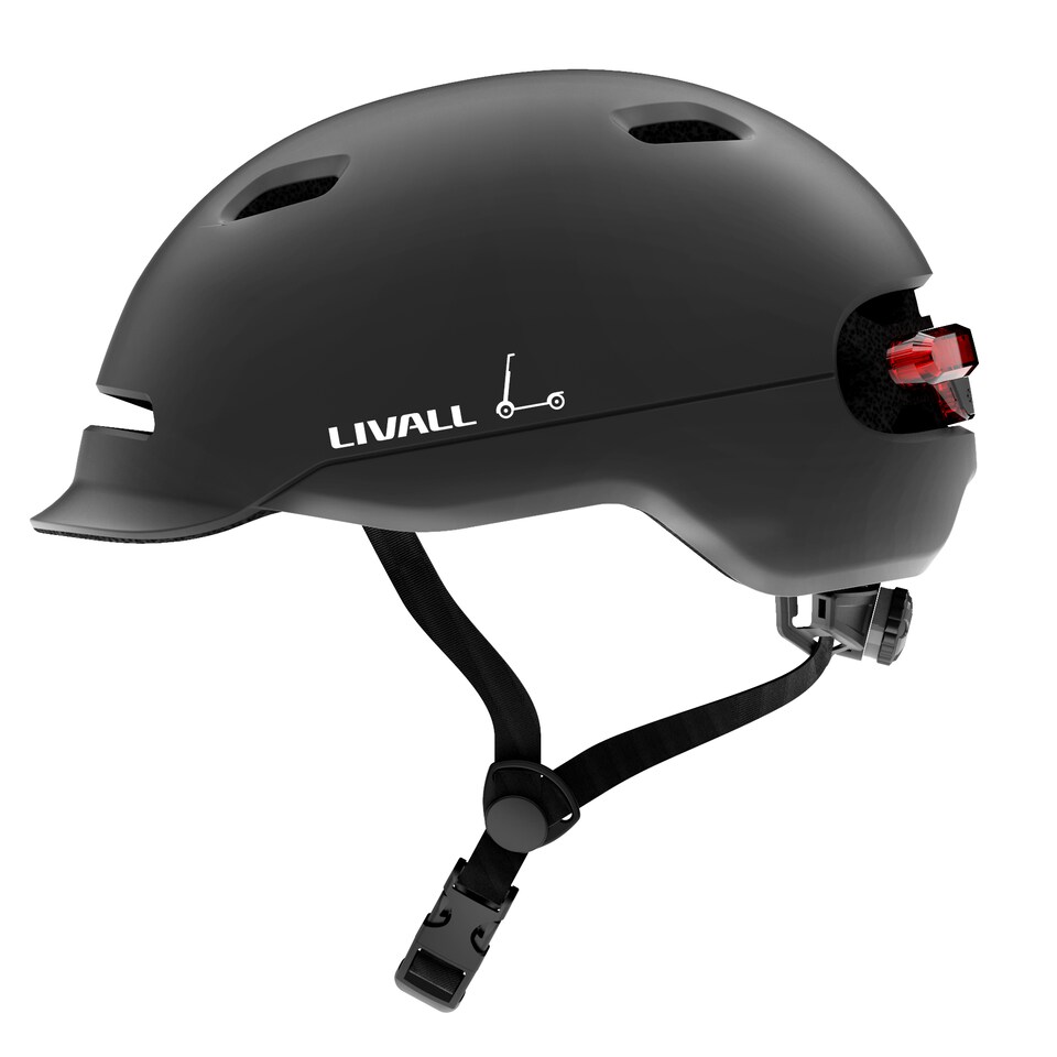 image 1 of C20 Smart Cycling Helmet - Midnight Black - 57-61cm