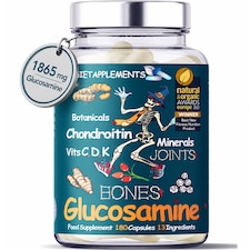 Dietapplements Glucosamine, Chondroitin, Turmeric, Vitamins & Minerals Complex