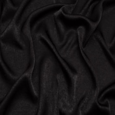 Minerva Core Range Black Velvet Touch Satin Fabric for Dressmaking, 150cm / 59" Wide - per metre
