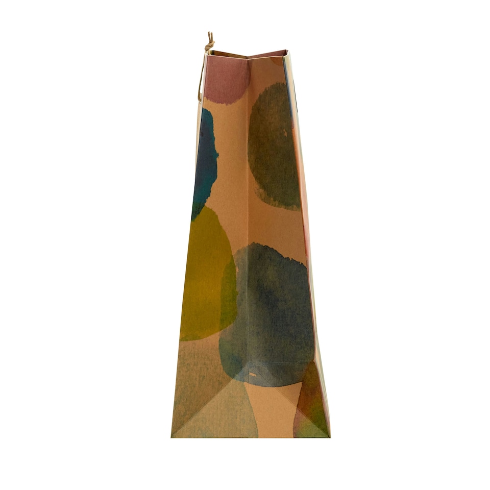 image 1 of Watercolour Kraft Large Gift Bag - Pack of 3