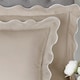 image 3 of Appletree Scallop Edge Duvet Cover Set Natural