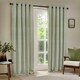 image 2 of Yard Hebden Striped Cotton Forest Eyelet Curtains 117 x 183cm