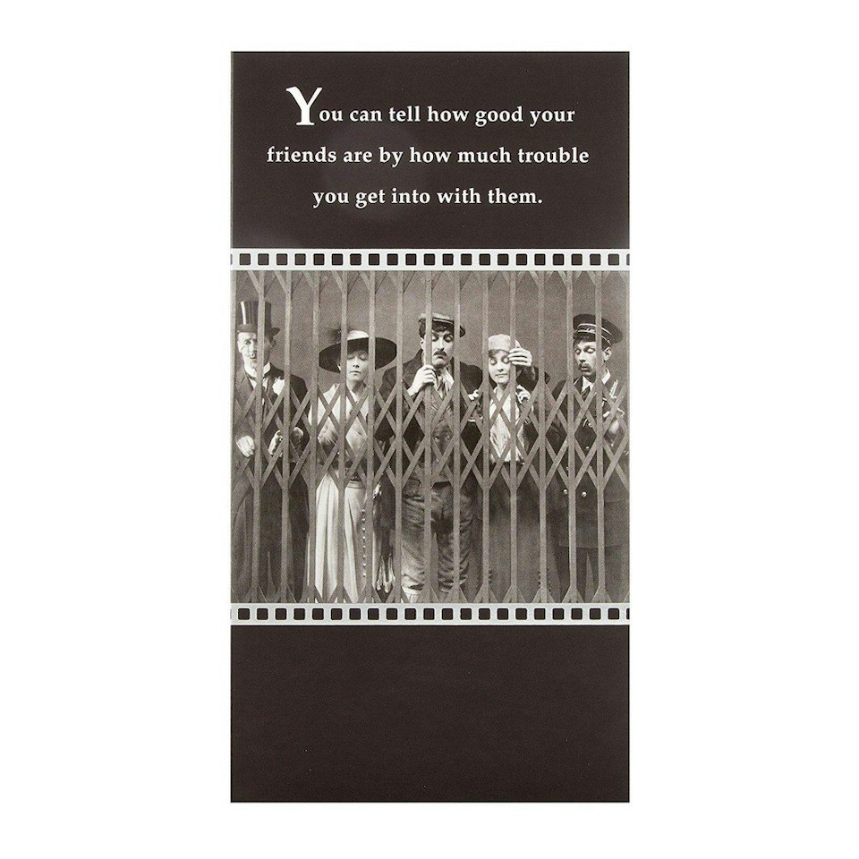 image 1 of Happy Birthday Humour Funny Card 'Trouble'