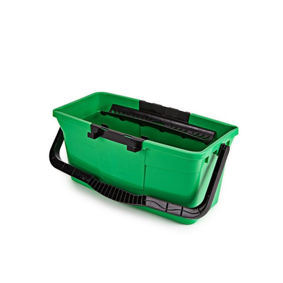 image 1 of Bucket Window & Car Cleaner 12Ltr MultiUse With Inbuilt Storage Shelves for Window Squeegees & Glass Washers Bucket by UNGER