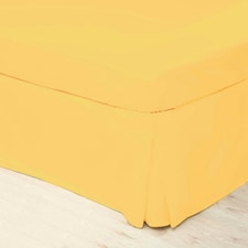 Belledorm Easycare Percale Platform Valance - Saffron - Kingsize