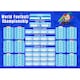 image 1 of World Football Championship Cup 2026 A3 Fixture Wall Chart