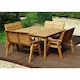 image 1 of Traditional Eight Seater Table Set with 4 Benches