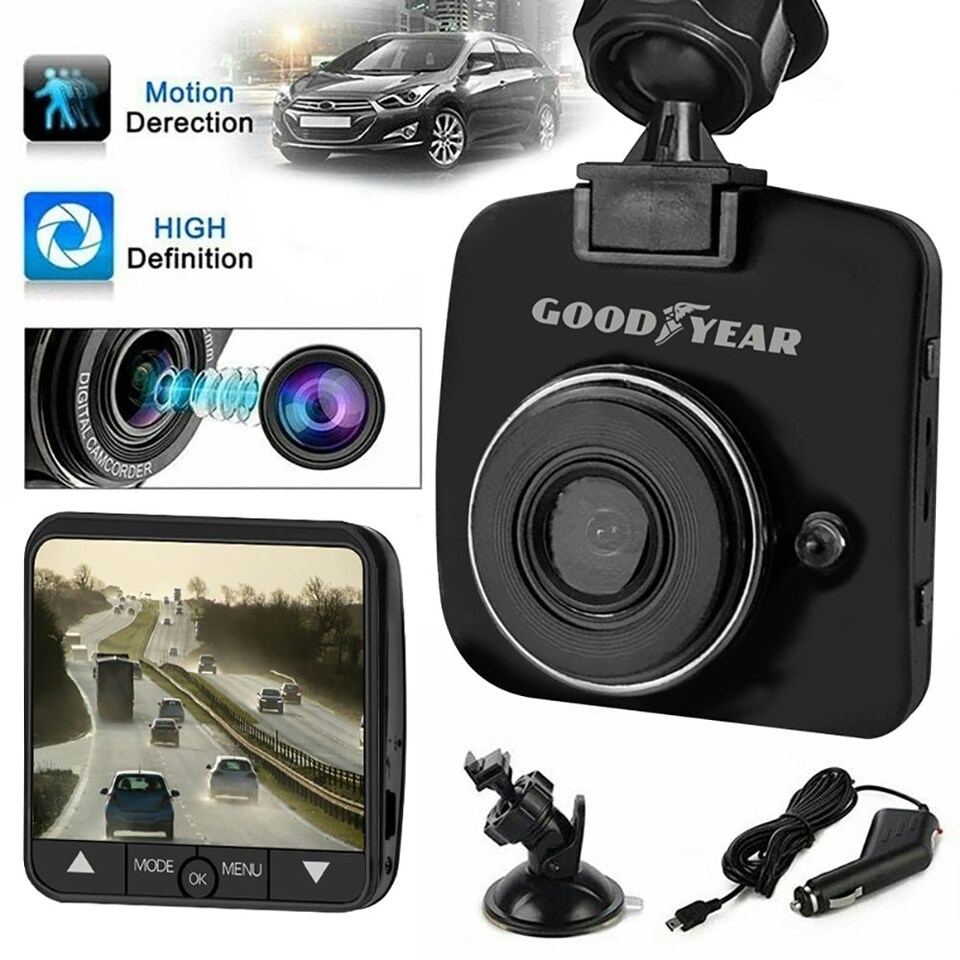 image 1 of Goodyear Mini HD Dash Cam Car DVR Camera Video Recorder Motion Detection Sensor