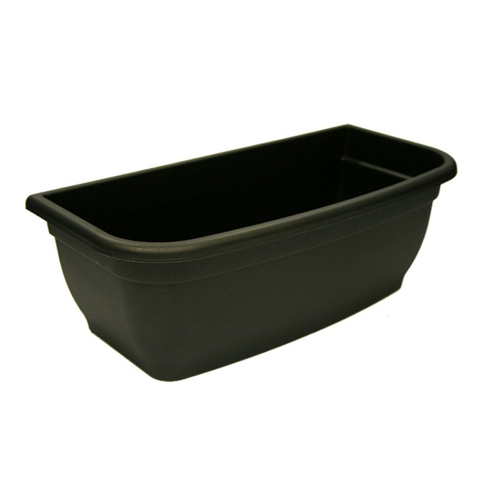 image 1 of Winchester Wall Planter - Ebony - 45cm Green
