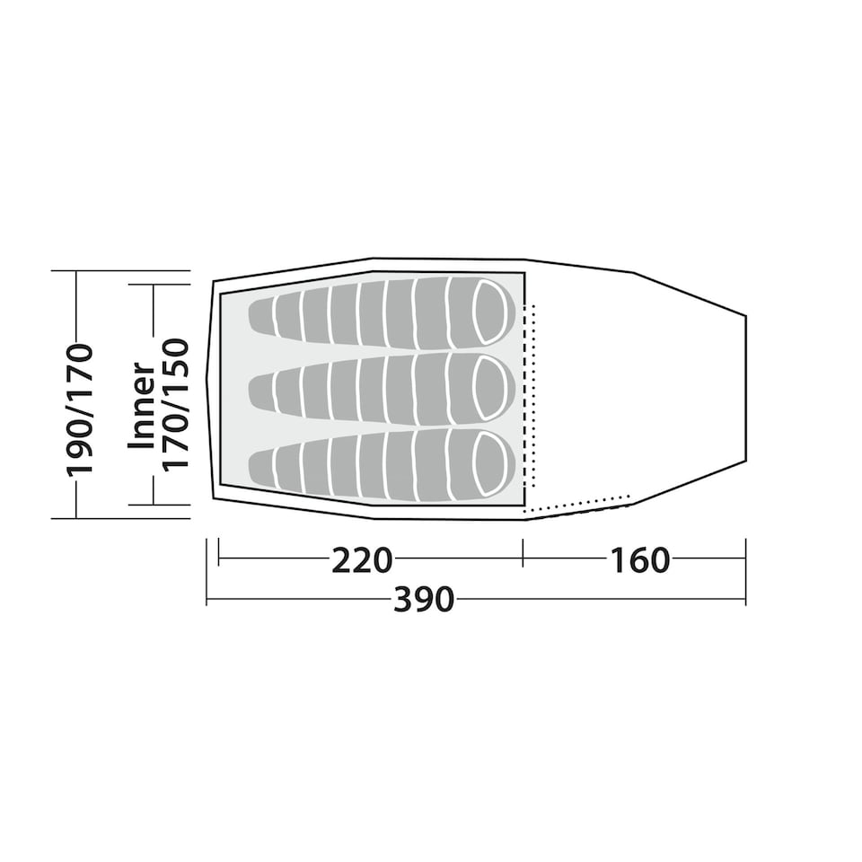 image 1 of Robens Sage 3 Pro Tunnel Tent