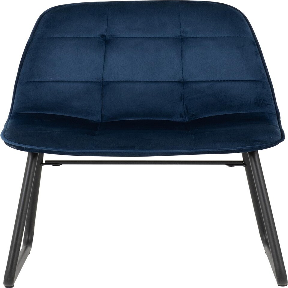 image 1 of Athens Dining Set with 4 Lukas Velvet Chairs Blue | Concrete Effect/Sapphire Blue