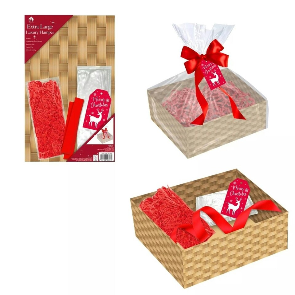image 1 of Make Your Own Extra Large Luxury Christmas Gift Hamper Kit