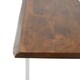 image 2 of Interiors by Premier Natural And Silver Console Table Brown