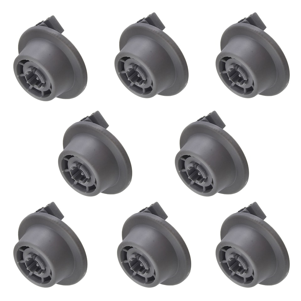 image 1 of Reliapart Lower Basket Wheel 8 Pack Compatible for Bosch SMV SMS SMI 00611475