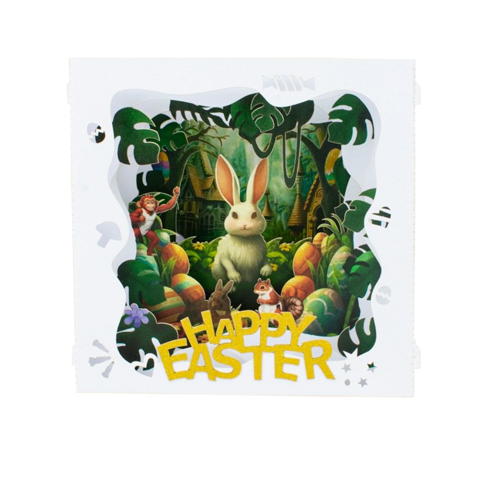 image 1 of Springtime Wonders Celebration 3D Pop Up Easter Card
