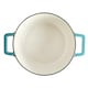 image 8 of Argon Tableware Round Cast Iron Casserole Dish - 4.65L - Teal Ombre | Blue | Teal Ombre | 1