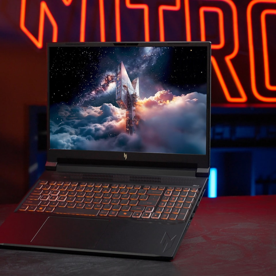 image 1 of Acer Nitro V AMD Ryzen 7 16GB RAM 1TB SSD RTX 5070 180Hz Inch Inch Windows 11 Gaming Laptop