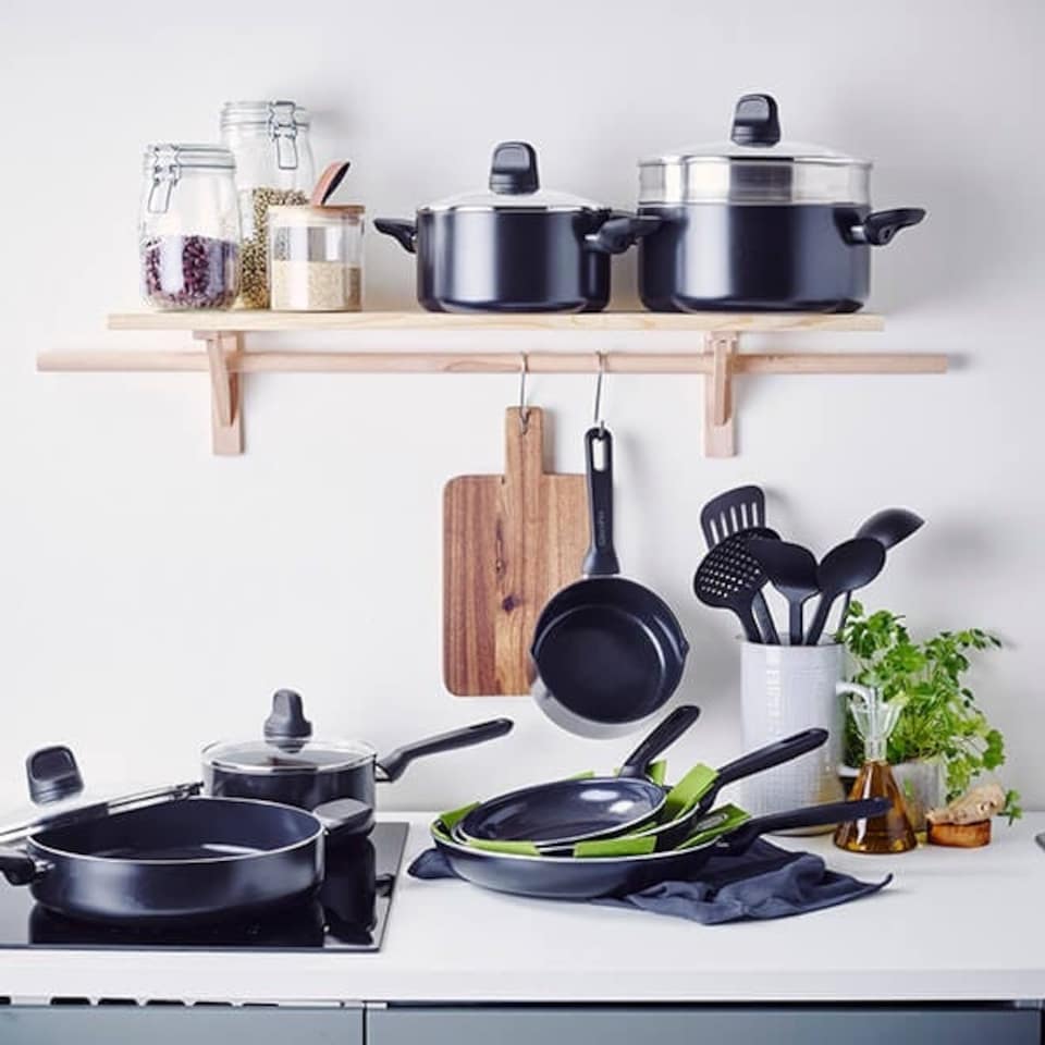 image 1 of GreenPan Memphis Non-Stick 20 Piece Cookware Set