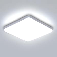LED Ceiling Light Square White Flush Mount Cool White 30cm