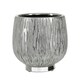 image 1 of Hesper Small Silver Ceramic Planter Silver