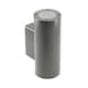 image 1 of CGC SHERRI Dark Grey Cylinder Up and Down Outdoor Wall Light Grey