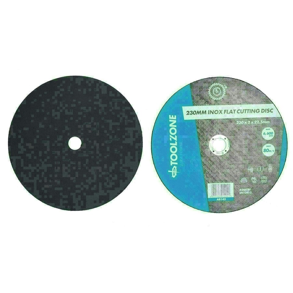 image 1 of 9" 230mm Inox Flat Steel Cutting Discs For Angle Grinders Blade Metal Cutter 25pk