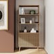image 2 of Rowan Bookcase | Brown | Oak