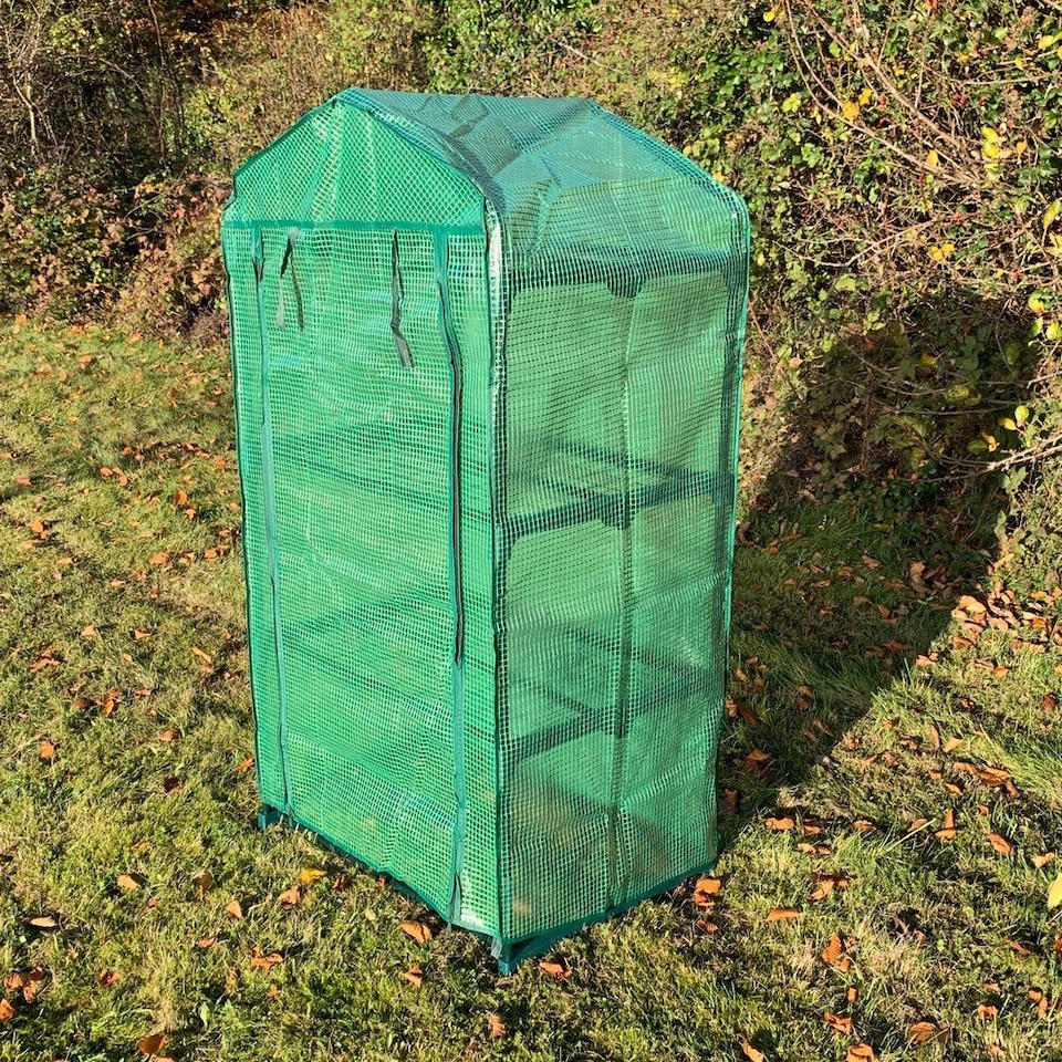 image 1 of Reinforced Replacement Cover for 3 Tier Mini Greenhouse