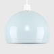 image 4 of ValueLights Arco Blue Ceiling Pendant Shade & Bulb
