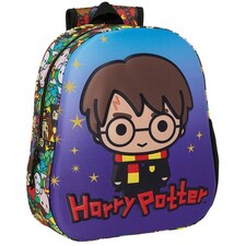 Harry Potter Childrens/Kids Chibi Backpack - Multicoloured - 33cm x 10cm x 27cm