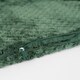 image 4 of OHS 2 x Soft Waffle Textured Fleece Cushion Covers, 45x45cm - Forest Green