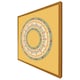 image 4 of Orange circle ornament. round frame (Picture Frame) Black | M