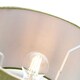 image 4 of Contemporary Olive Green Plain Linen Fabric 14" Drum Lamp Shade 60w Maximum | Green | Olive Green | 1