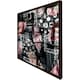 image 3 of Boho pattern with feathers (Picture Frame) White | M
