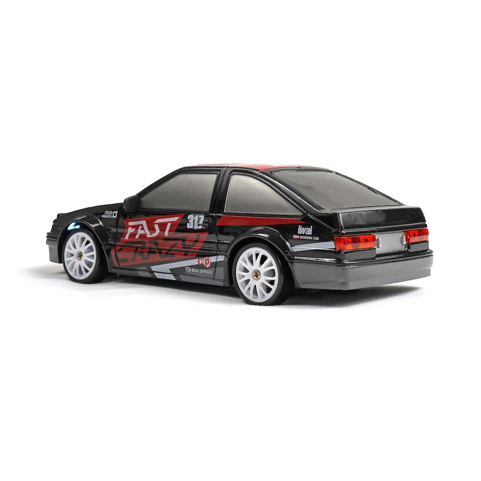 image 1 of RCG Racing Retro E86 1/24 Mini Drift Car | Black | Black | 1