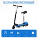 image 3 of HOMCOM Foldable Scooter 120W w/ Adjustable Height and Brake, Blue