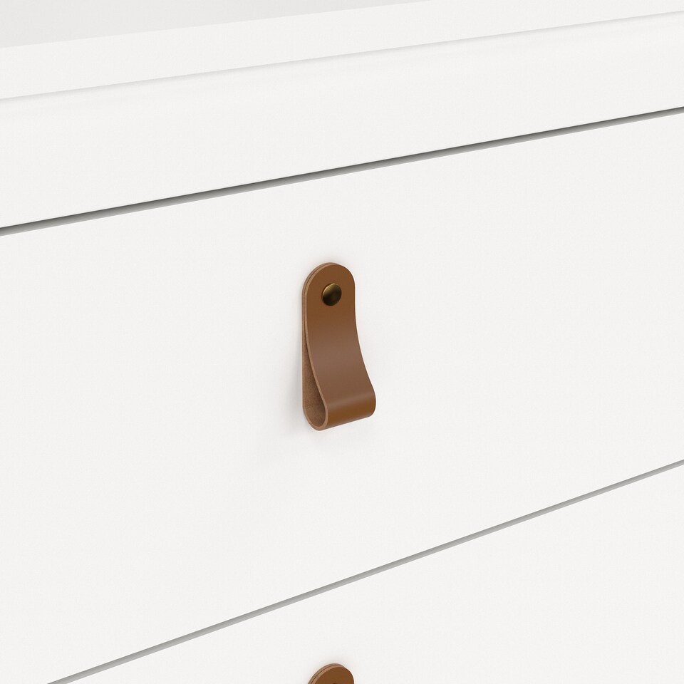 image 1 of Barcelona Chest 3 Drawers in White