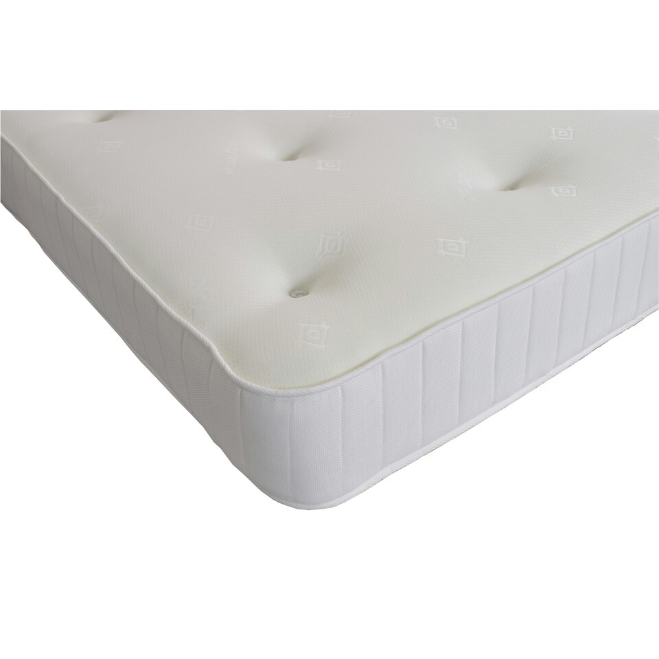 image 1 of Hybrid Memory Foam & Spring Support Mattress - Responsive Body Support | White | Small Double