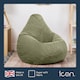 image 2 of Dalton Kids Beanbag Corduroy Sage Green Set of 2 | Green | Green | M | 2