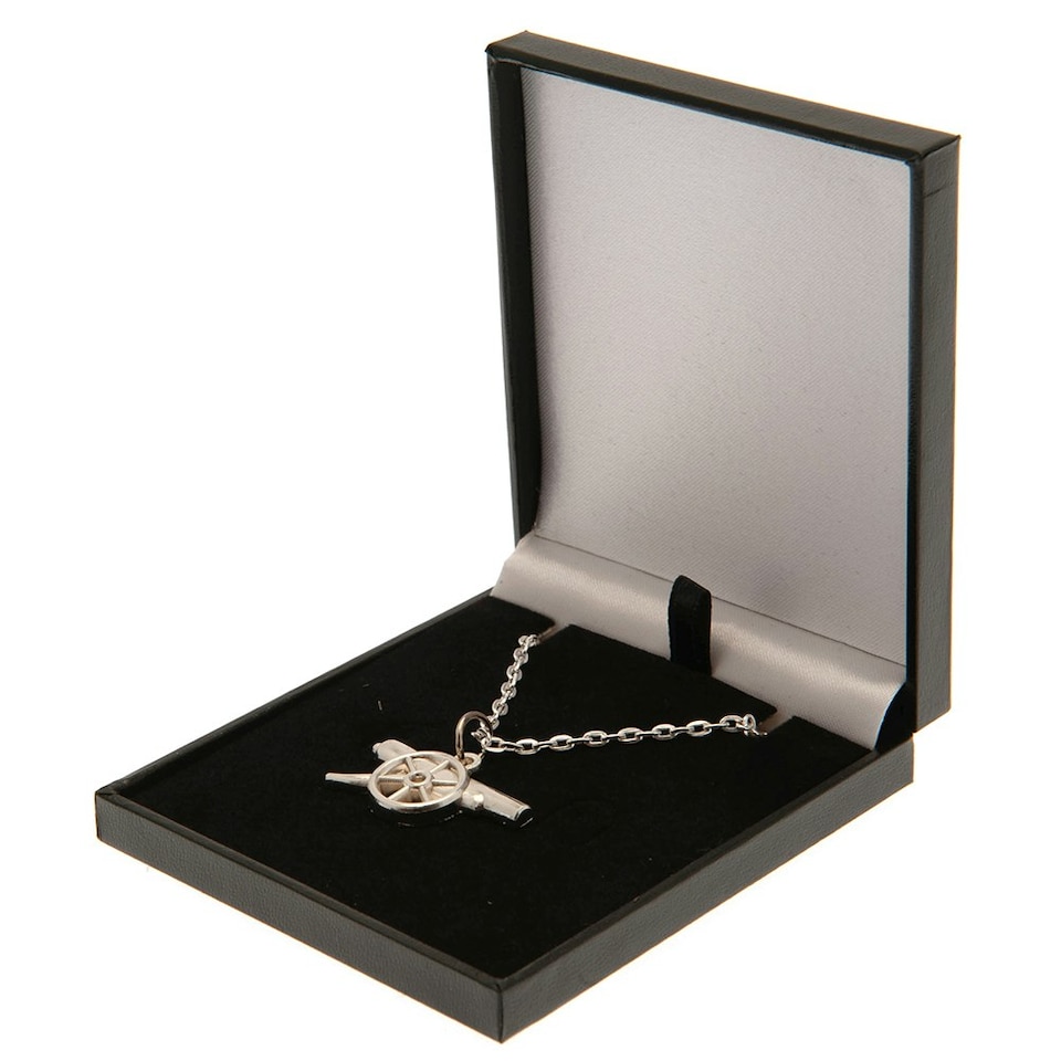 image 1 of Arsenal FC Necklace & Pendant - Silver - One Size