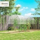 image 2 of Outsunny Tomato Greenhouse with Top Tap, Pointed Bottom and Guy Ropes, Clear
