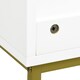 image 9 of kleankin Bathroom Sink Cabinet Under Sink Cabinet Wooden Basin Cupboard White White | White