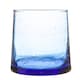 image 1 of Nicola Spring Merzouga Recycled Glass Tealight Holder - 7cm - Blue | Blue | Blue