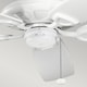 image 3 of Kevlar 152cm Pull Chain 5 Blade Ceiling Fan Matte White
