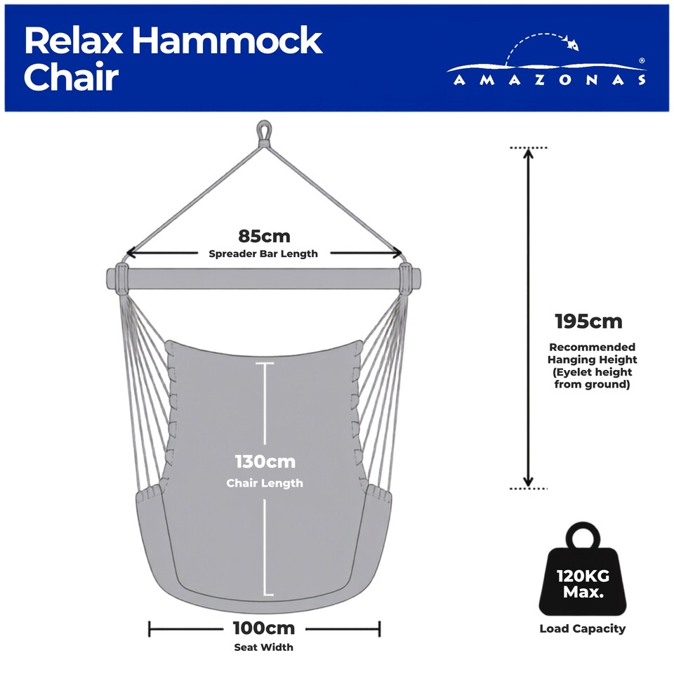 image 1 of Amazonas Outdoor Hanging Chair – Relax Vulcano
