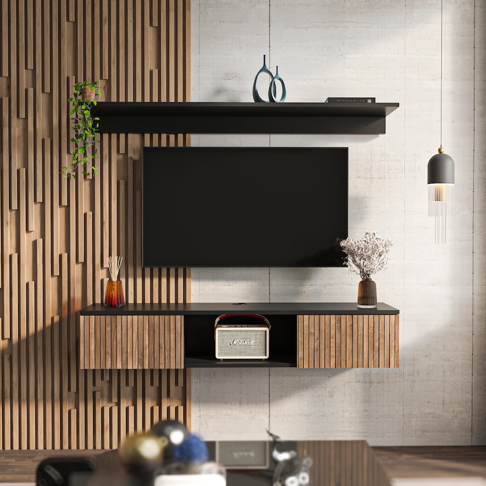 image 1 of Decorotika Elia Floating TV Unit for TVs up to 60 inch
